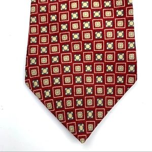 Gap men's necktie, red and tan